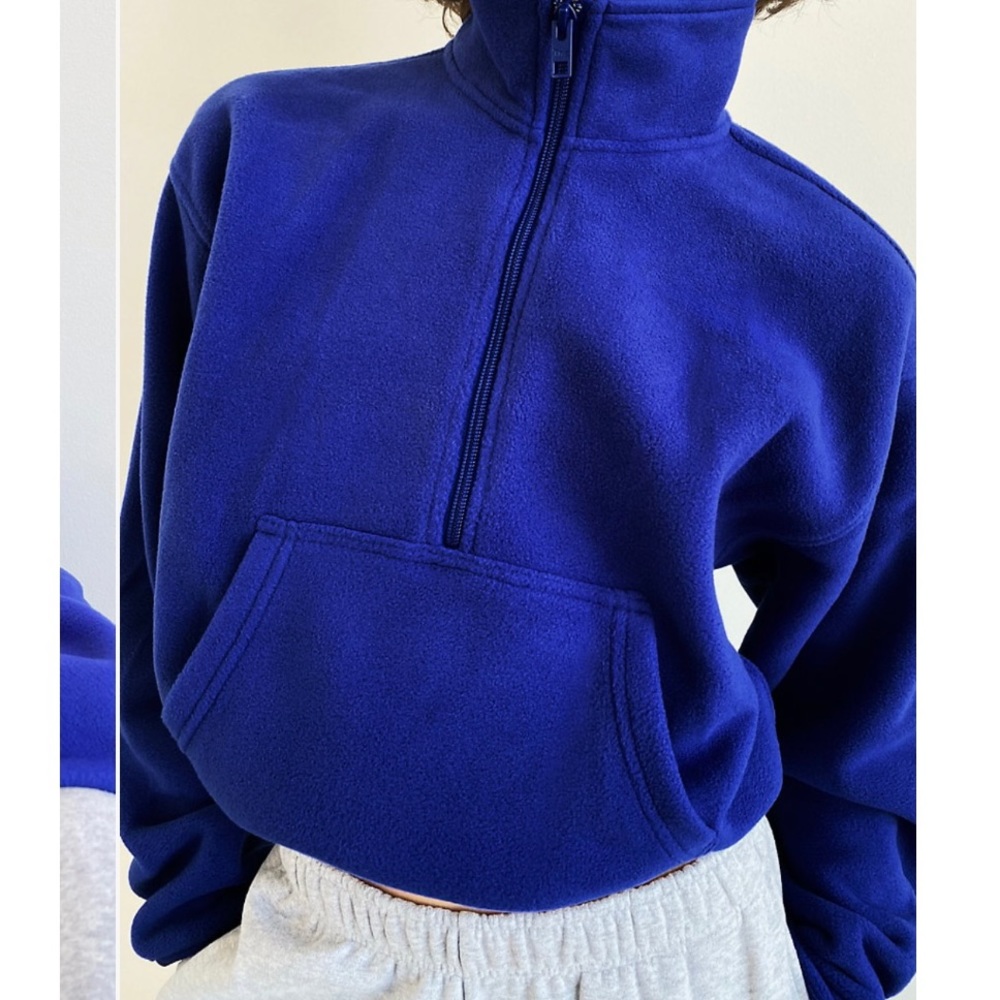 TNA Cropped Fleece Sweater